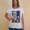 Majica 28 Noroo - cotton white - Cats navy