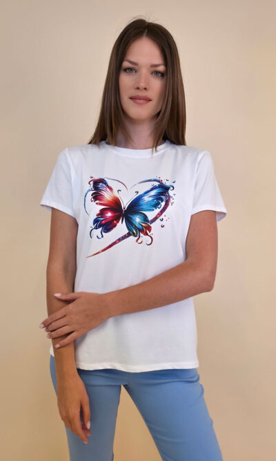 T-shirt 24 Bumble Bee - cotton UN Heart Butterfly
