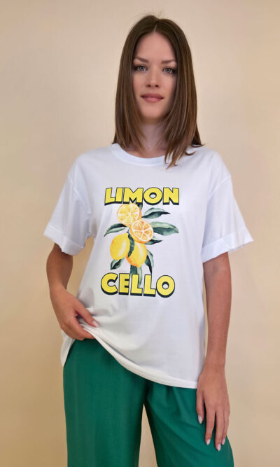 T-shirt 24 Bumble Bee - cotton UN - Limoncello