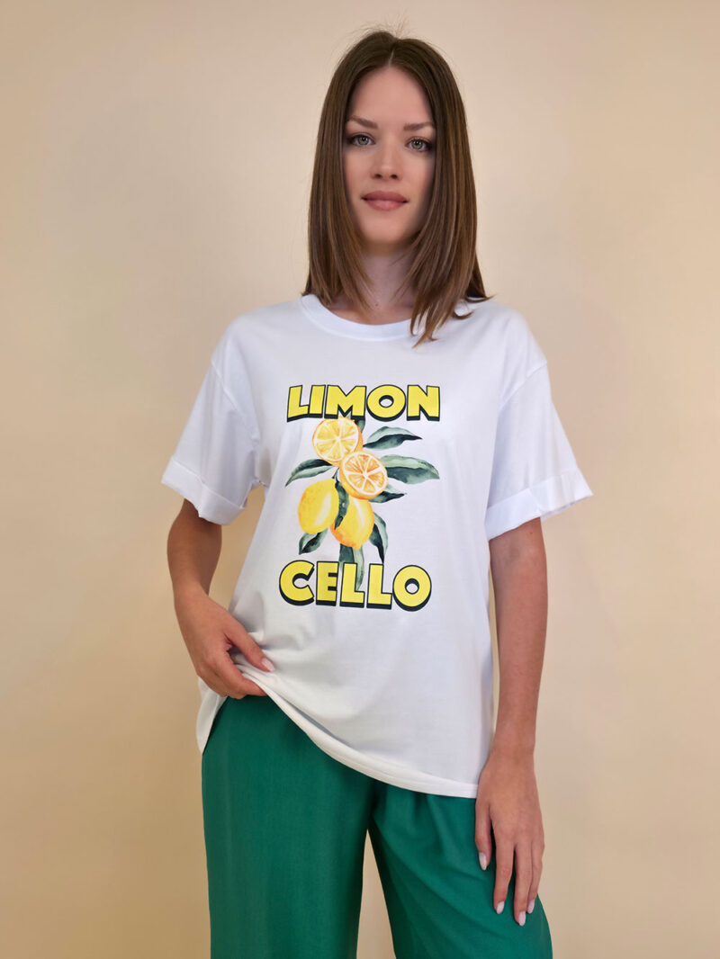 T-shirt 24 Bumble Bee - cotton UN - Limoncello
