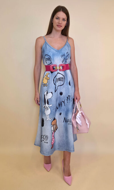 Haljina 38 Guadalupe - jeans print - Snoopy 2025