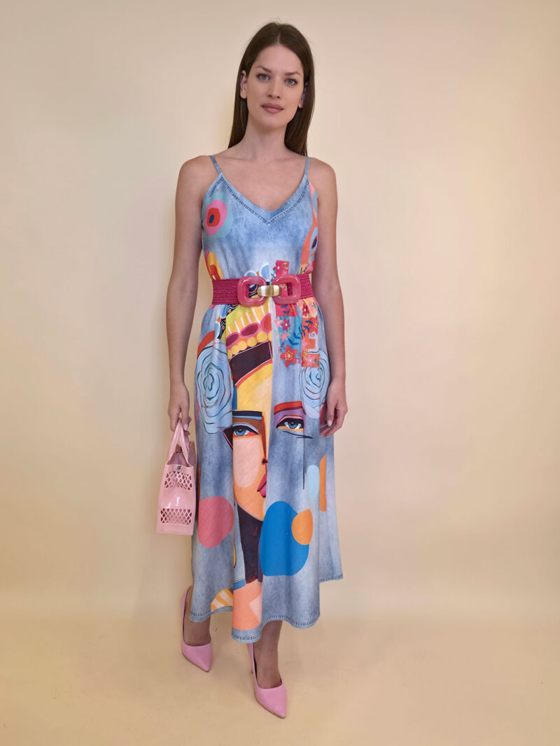 Haljina 38 Guadalupe - jeans print - Frida