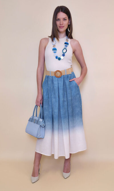 Suknja+remen 48 Albany - jeans look - jeans