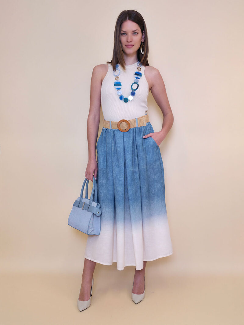 Suknja+remen 48 Albany - jeans look - jeans