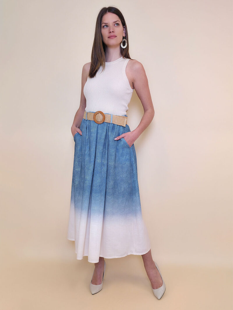 Suknja+remen 48 Albany - jeans look - jeans