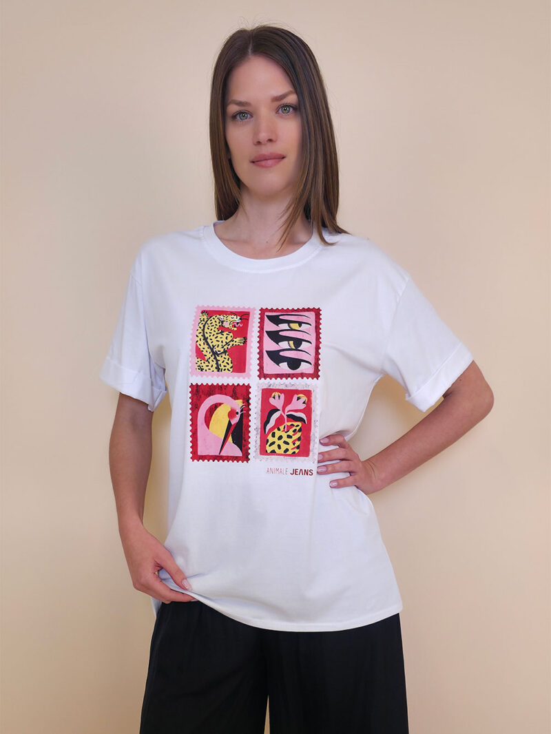 T-shirt 24 Bumble Bee - cotton UN - Animal Stamps