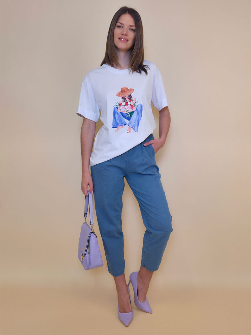 T-shirt 24 Bumble Bee - cotton UN - Barefoot in Jeans