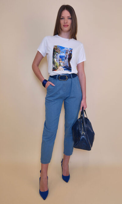 T-shirt 24 Bumble Bee - cotton UN - Coastline town
