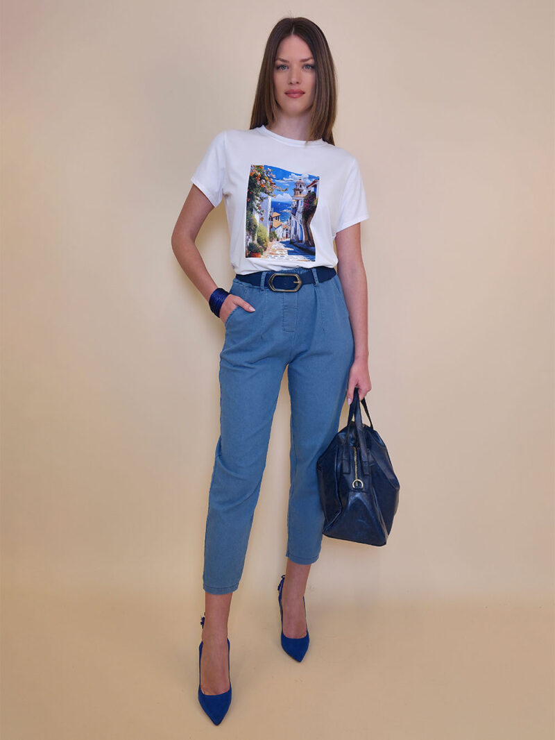 T-shirt 24 Bumble Bee - cotton UN - Coastline town