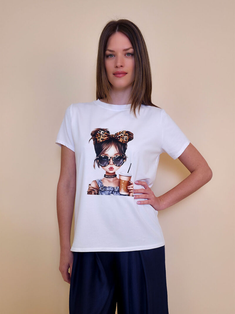 T-shirt 24 Bumble Bee - cotton UN - Cute Coffee