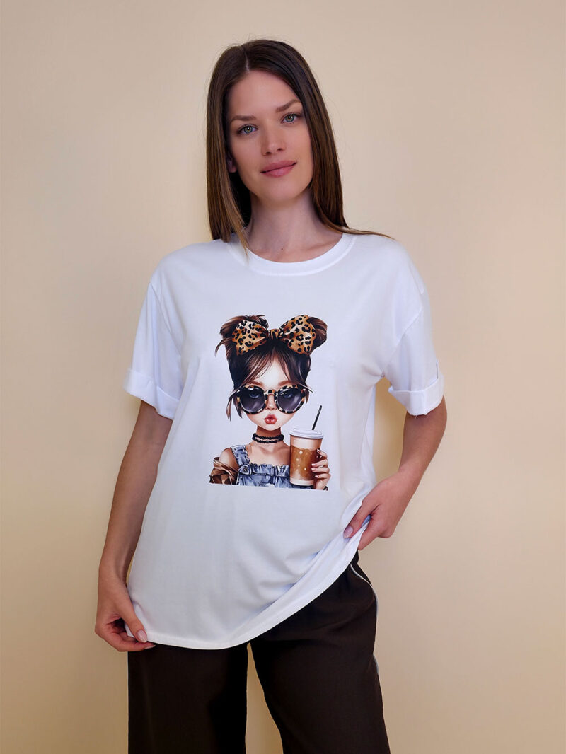 T-shirt 24 Bumble Bee - cotton UN - Cute Coffee