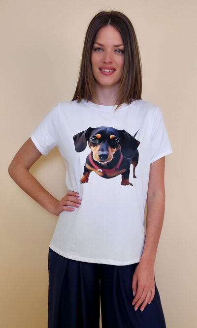 T-shirt 24 Bumble Bee - cotton UN - Dachsie