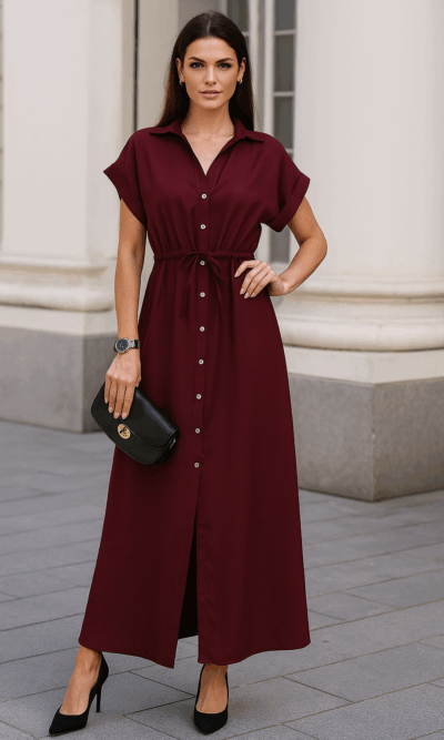 Haljina 40 Roberta - burgundy