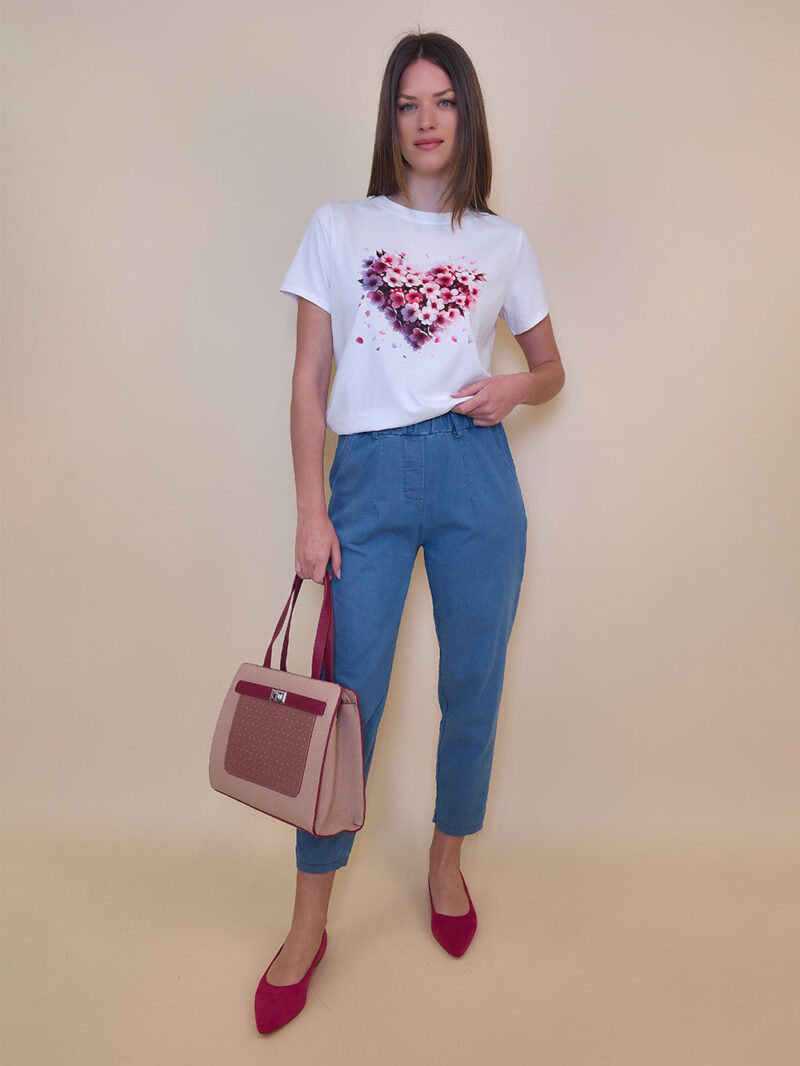 T-shirt 24 Bumble Bee - cotton UN - Floral Heart