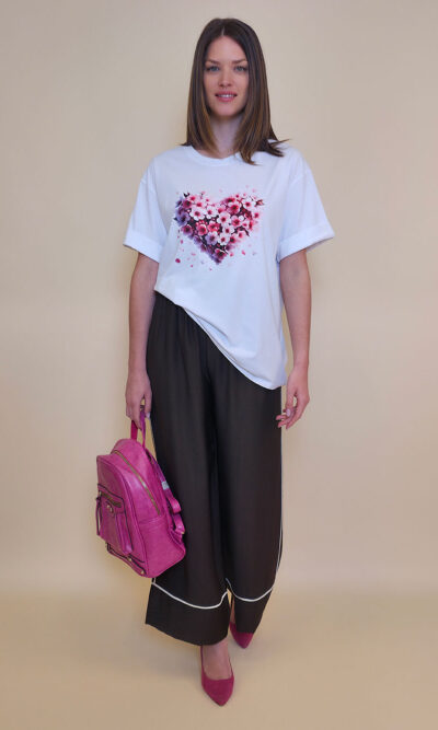 T-shirt 24 Bumble Bee - cotton UN - Floral Heart