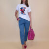 T-shirt 24 Bumble Bee - cotton UN - Floral Turban