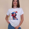 T-shirt 24 Bumble Bee - cotton UN - Floral Turban