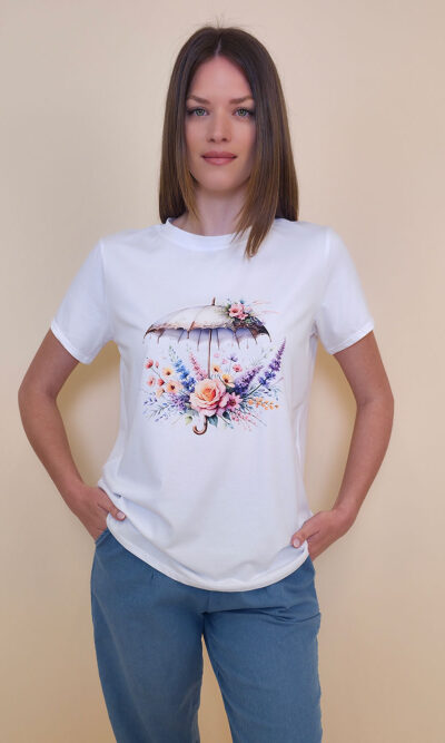 T-shirt 24 Bumble Bee - cotton UN - Floral Umbrella
