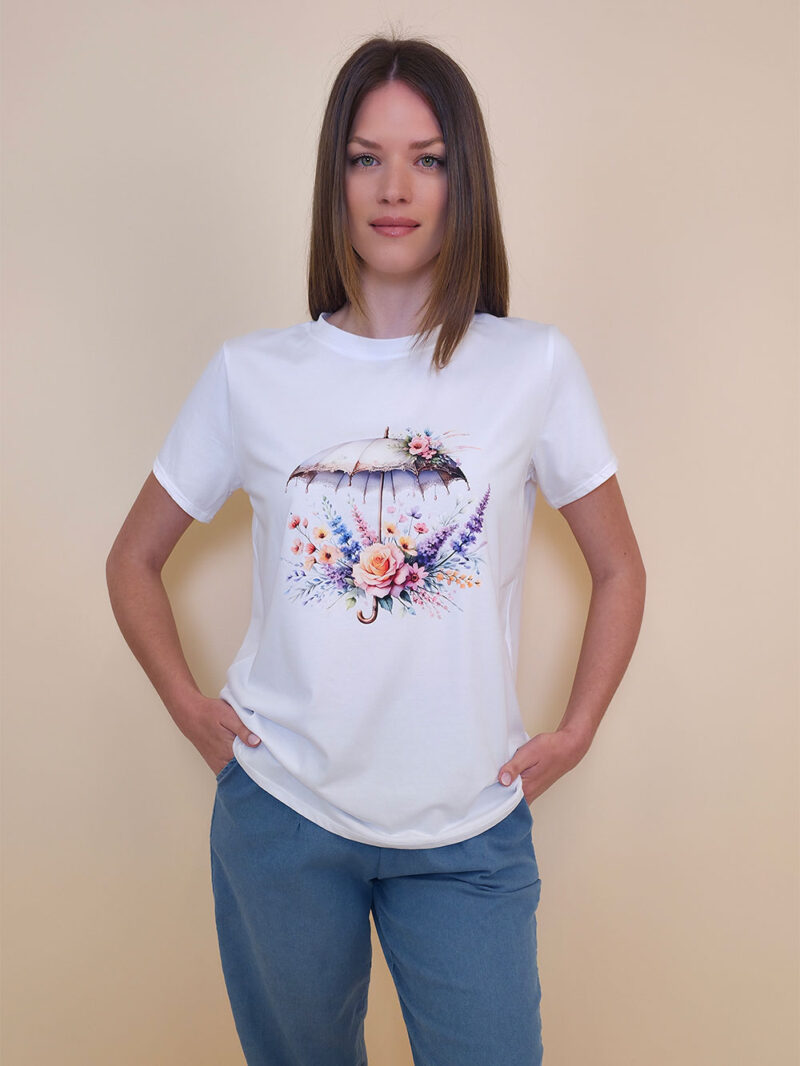 T-shirt 24 Bumble Bee - cotton UN - Floral Umbrella