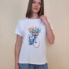T-shirt 24 Bumble Bee - cotton UN - Flowers Basket/Bike