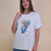 T-shirt 24 Bumble Bee - cotton UN - Flowers Basket/Bike