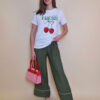 T-shirt 24 Bumble Bee - cotton UN - Fresh Cherry