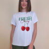 T-shirt 24 Bumble Bee - cotton UN - Fresh Cherry