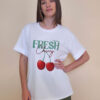 T-shirt 24 Bumble Bee - cotton UN - Fresh Cherry