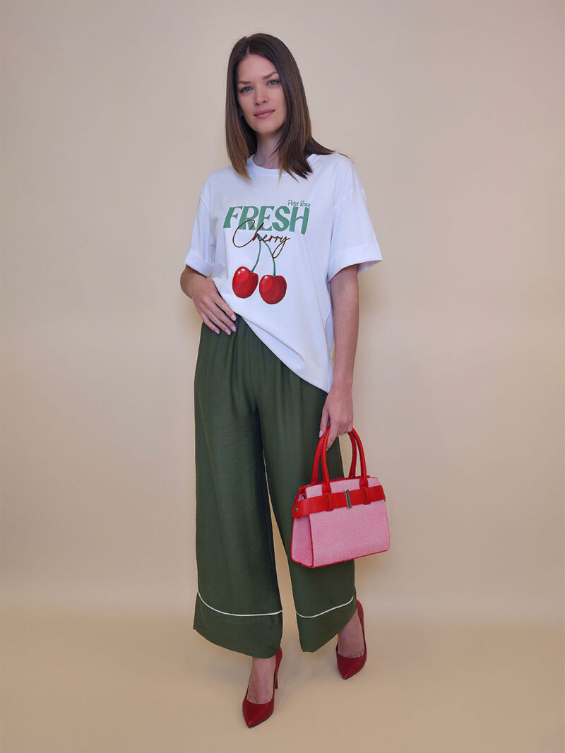 T-shirt 24 Bumble Bee - cotton UN - Fresh Cherry