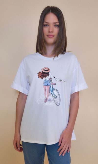 T-shirt 24 Bumble Bee - cotton UN - Girl&Bike