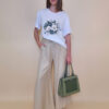 T-shirt 24 Bumble Bee - cotton UN - Green Flowers