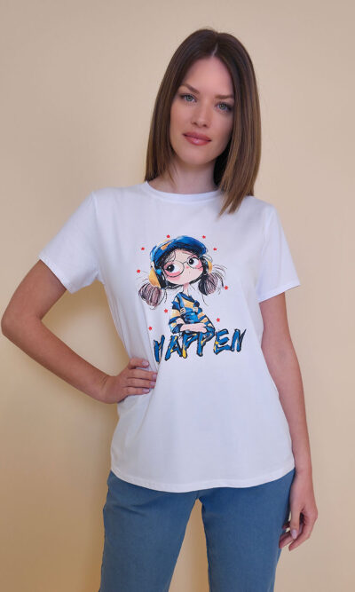 T-shirt 24 Bumble Bee - cotton UN - Happen Girl