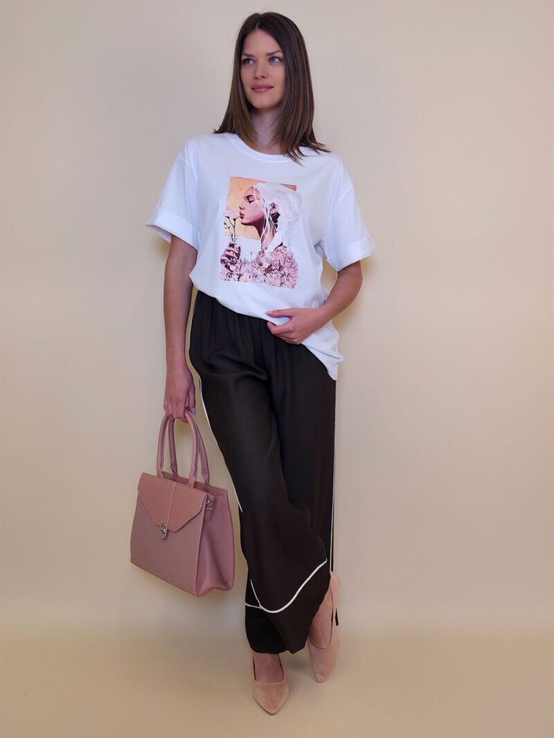 T-shirt 24 Bumble Bee - cotton UN - Ivory Hair