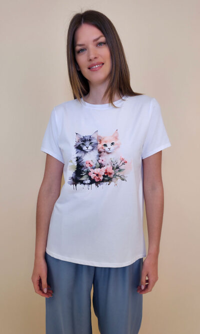T-shirt 24 Bumble Bee - cotton UN - Kittens