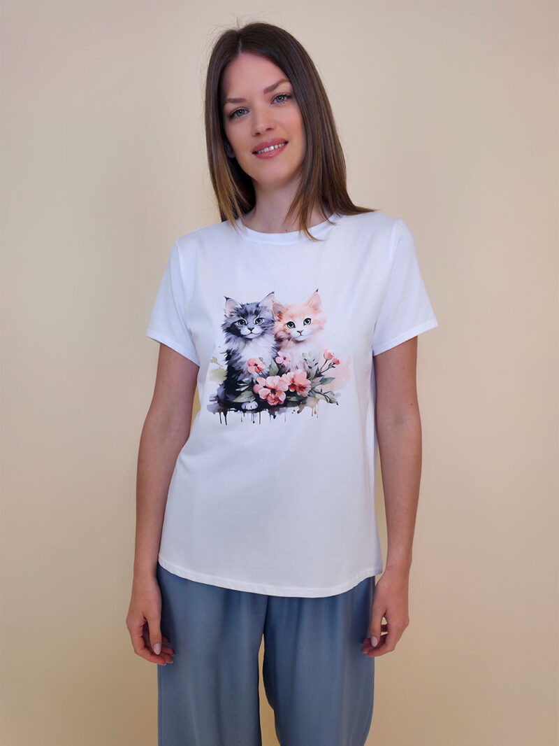 T-shirt 24 Bumble Bee - cotton UN - Kittens