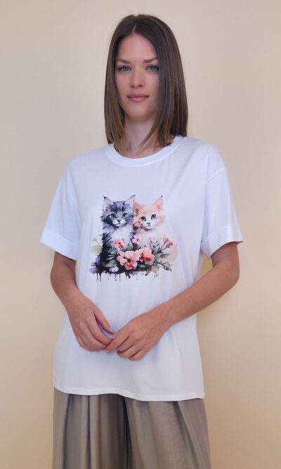 T-shirt 24 Bumble Bee - cotton UN - Kittens