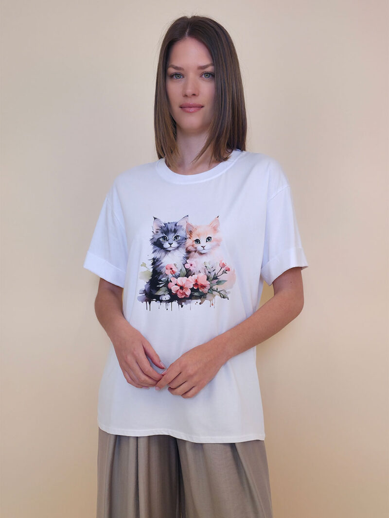 T-shirt 24 Bumble Bee - cotton UN - Kittens