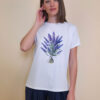 T-shirt 24 Bumble Bee - cotton UN - Lavanda