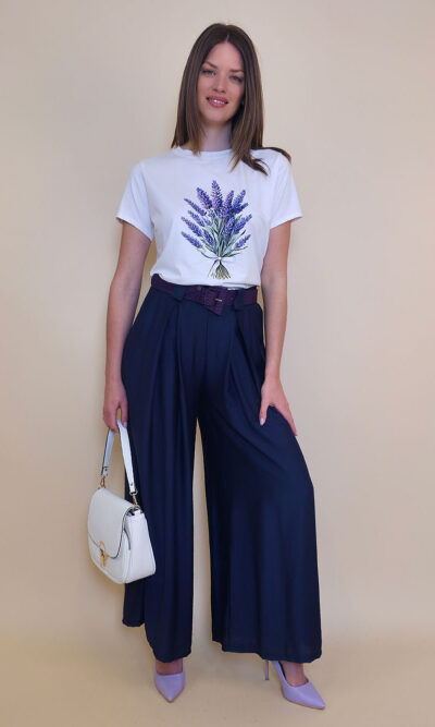 T-shirt 24 Bumble Bee - cotton UN - Lavanda