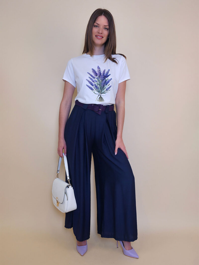 T-shirt 24 Bumble Bee - cotton UN - Lavanda