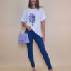 T-shirt 24 Bumble Bee - cotton UN - Lavanda