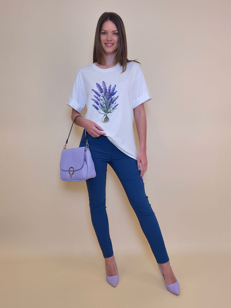 T-shirt 24 Bumble Bee - cotton UN - Lavanda