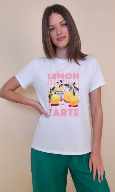 T-shirt 24 Bumble Bee - cotton UN - Lemon Tart