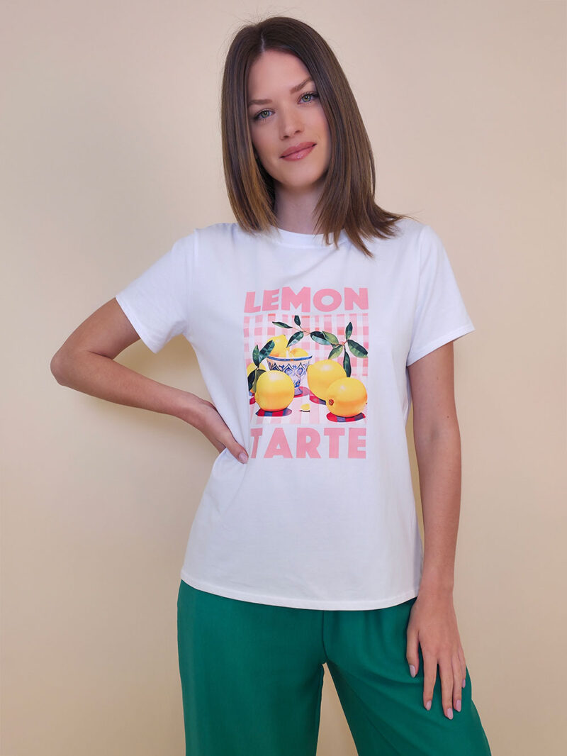 T-shirt 24 Bumble Bee - cotton UN - Lemon Tart