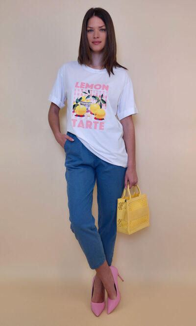 T-shirt 24 Bumble Bee - cotton UN - Lemon Tart