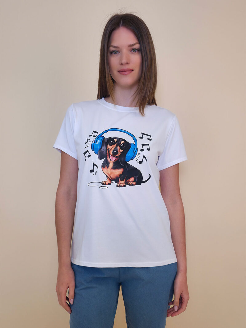 T-shirt 24 Bumble Bee - cotton UN -  Musical Dog