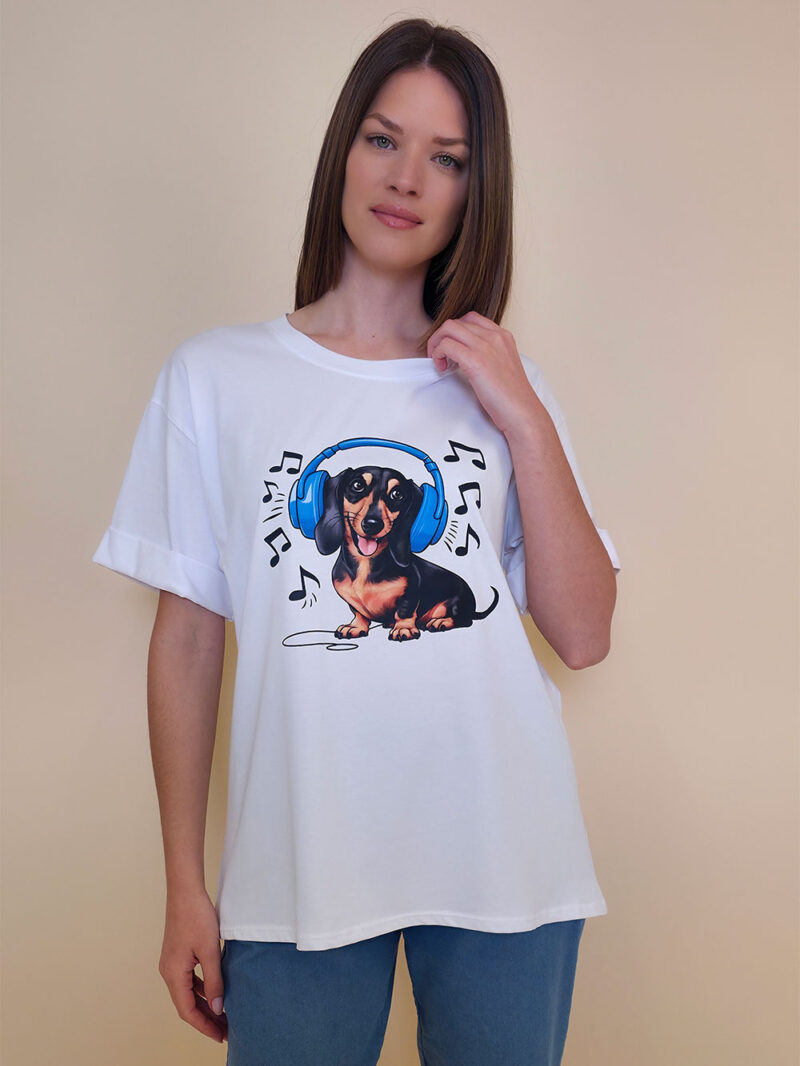 T-shirt 24 Bumble Bee - cotton UN - Musical Dog