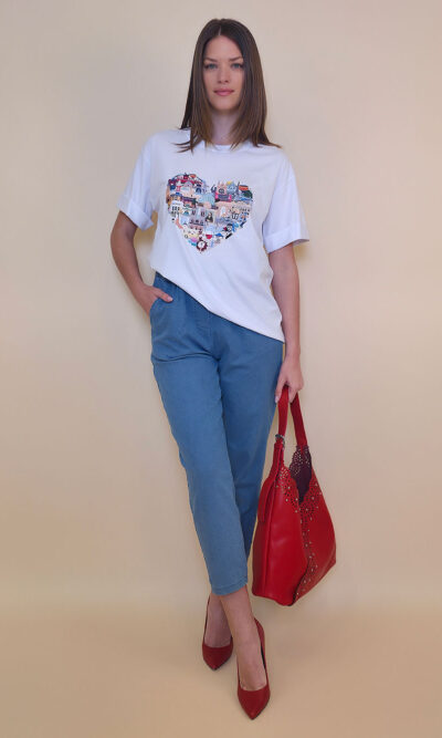 T-shirt 24 Bumble Bee - cotton UN - Paris in the Heart