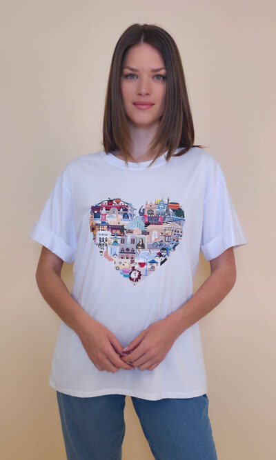 T-shirt 24 Bumble Bee - cotton UN - Paris in the Heart