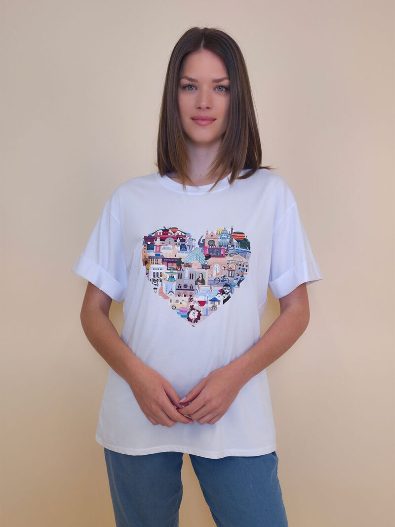 T-shirt 24 Bumble Bee - cotton UN - Paris in the Heart